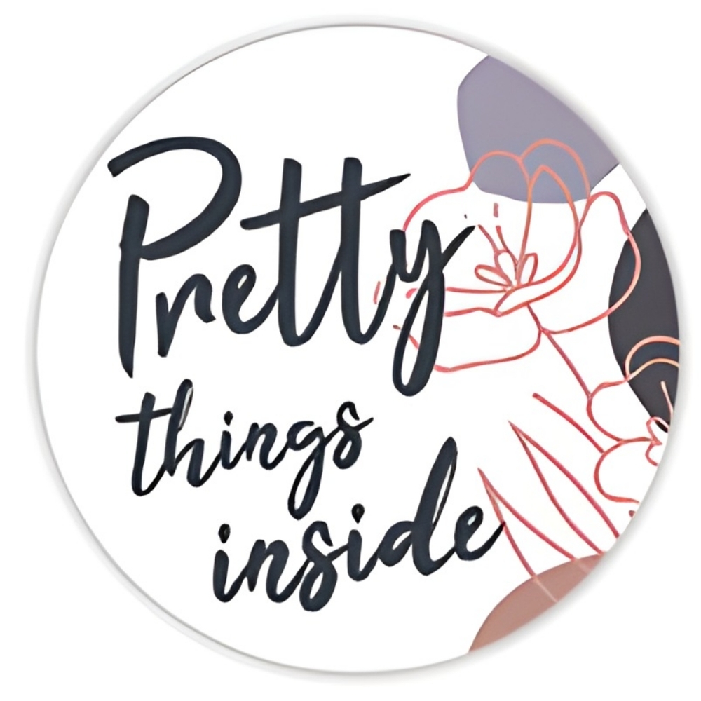 120 - 1 Inch Pretty Things Inside Stickers